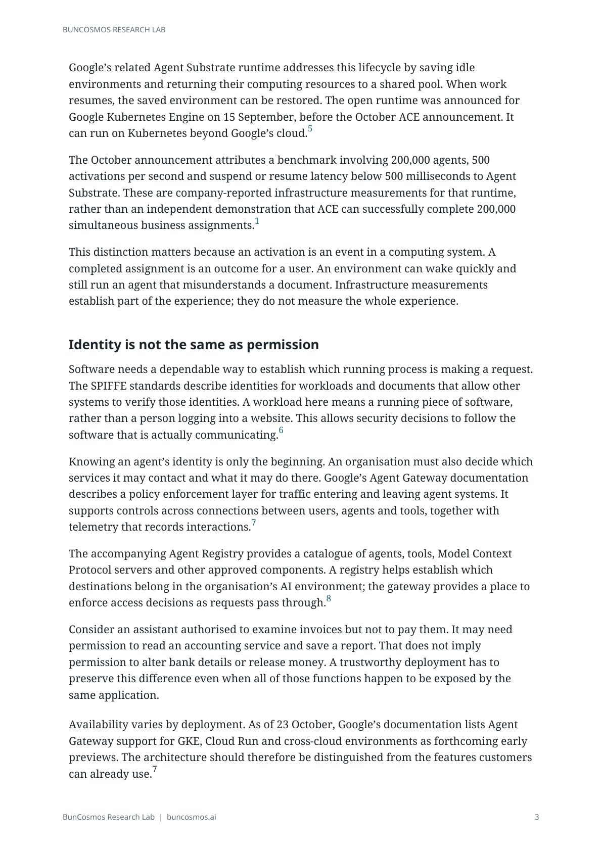 Page 3 of Why AI Agents Need Their Own Computers; full text follows.