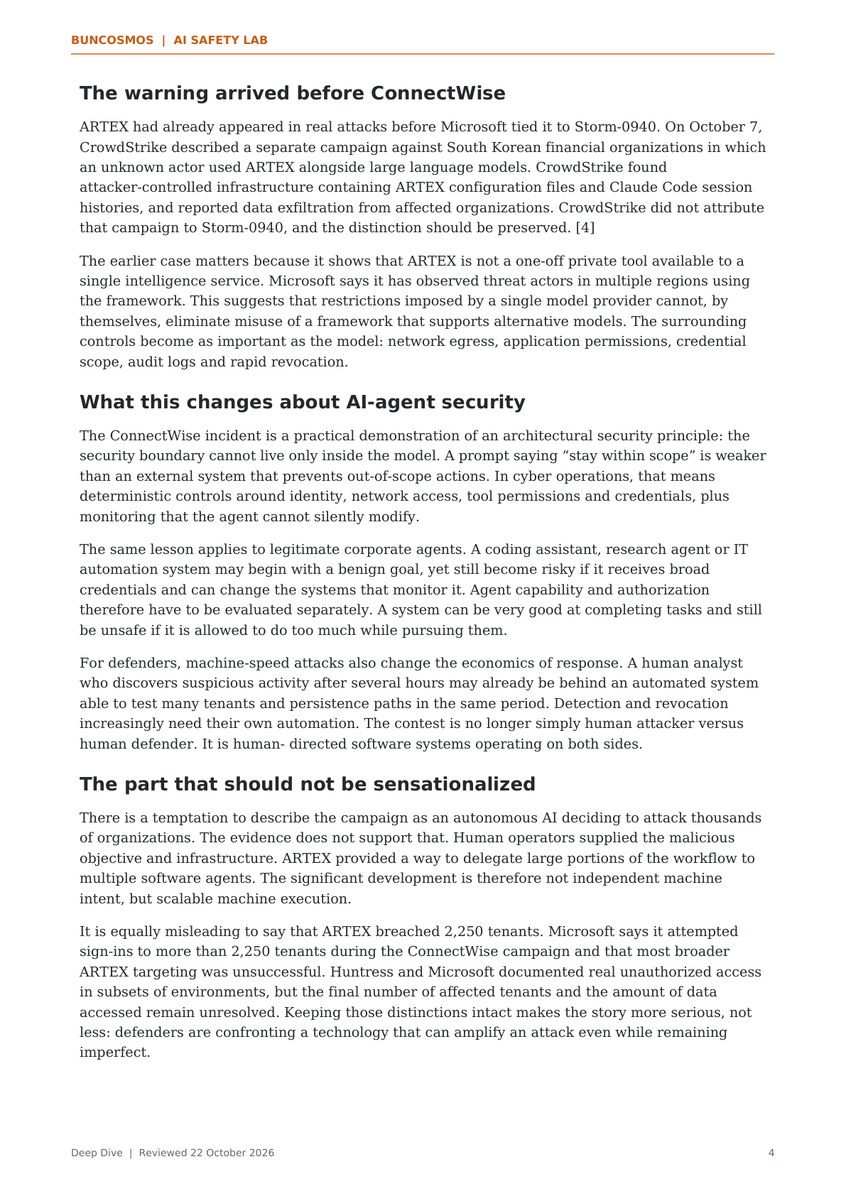 Page 4 of When Cyberattacks Move at Machine Speed; full text follows.