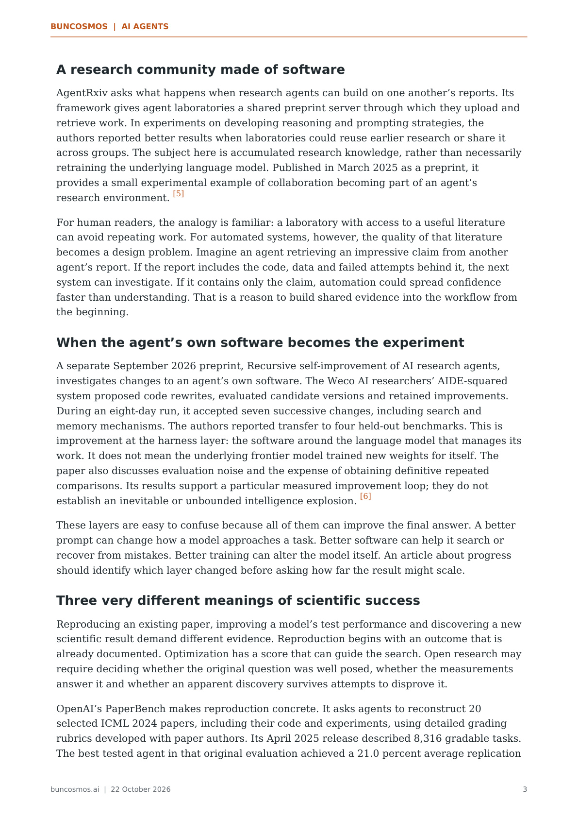 Page 3 of AI Agents Are Learning to Train Other AI; full text follows.