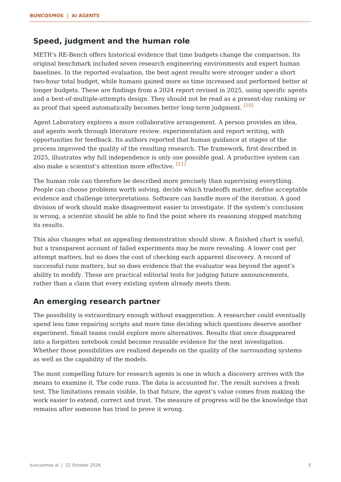 Page 5 of AI Agents Are Learning to Train Other AI; full text follows.